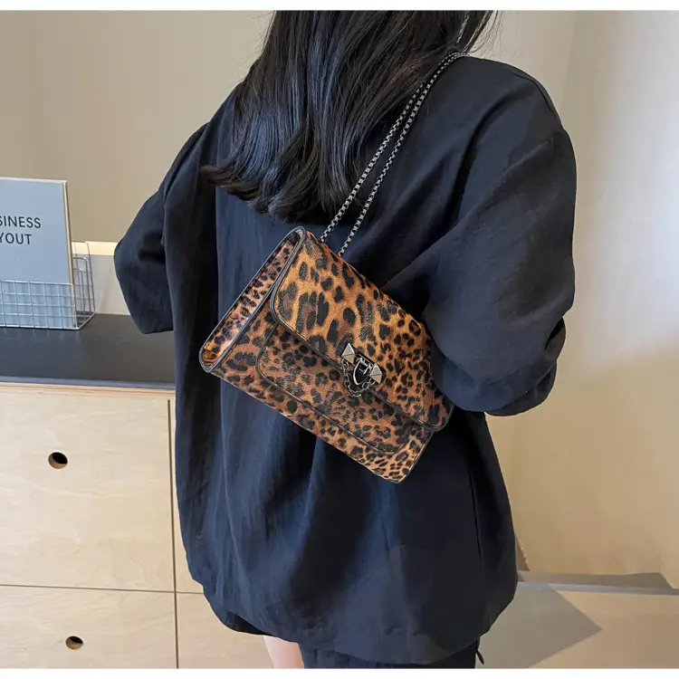 Leopard Print Crossbody Bag for Women New Casual Fashion — feature 14