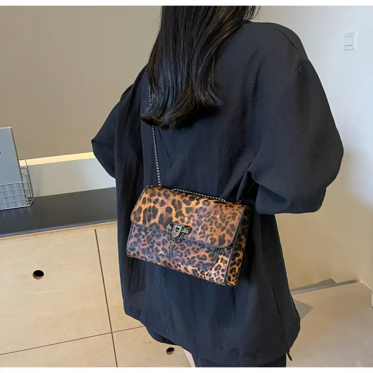 Leopard Print Crossbody Bag for Women New Casual Fashion — feature 16