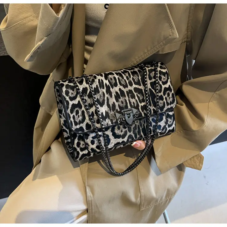 Leopard Print Crossbody Bag for Women New Casual Fashion — feature 19
