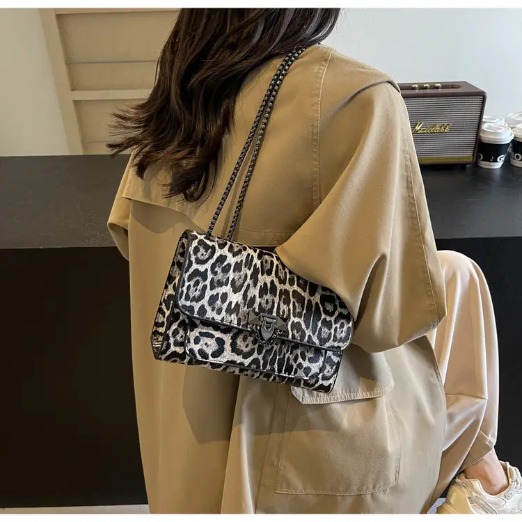 Leopard Print Crossbody Bag for Women New Casual Fashion — feature 21