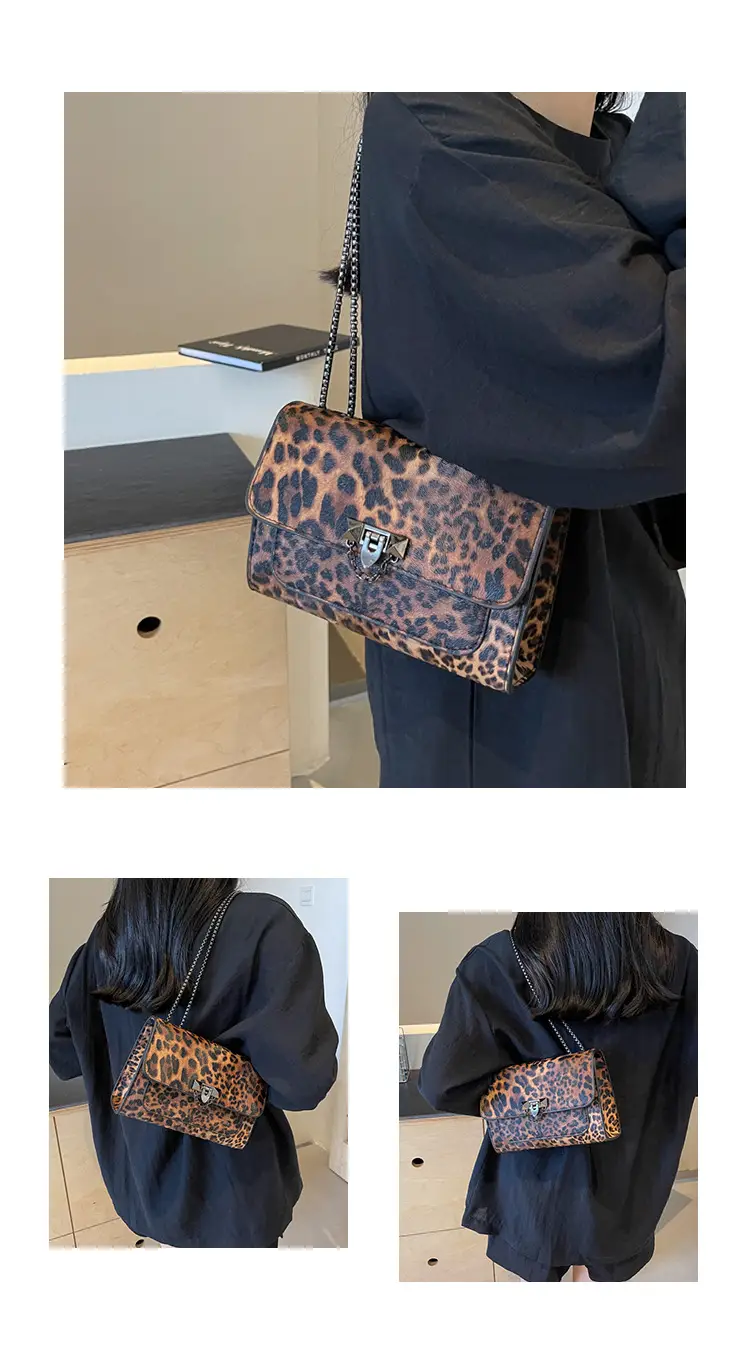 Leopard Print Crossbody Bag for Women New Casual Fashion — feature 9