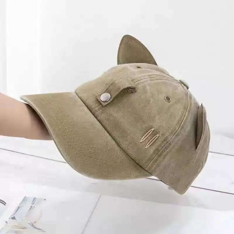 Pink Cat Ears Aviator Hats for Women - Image 2