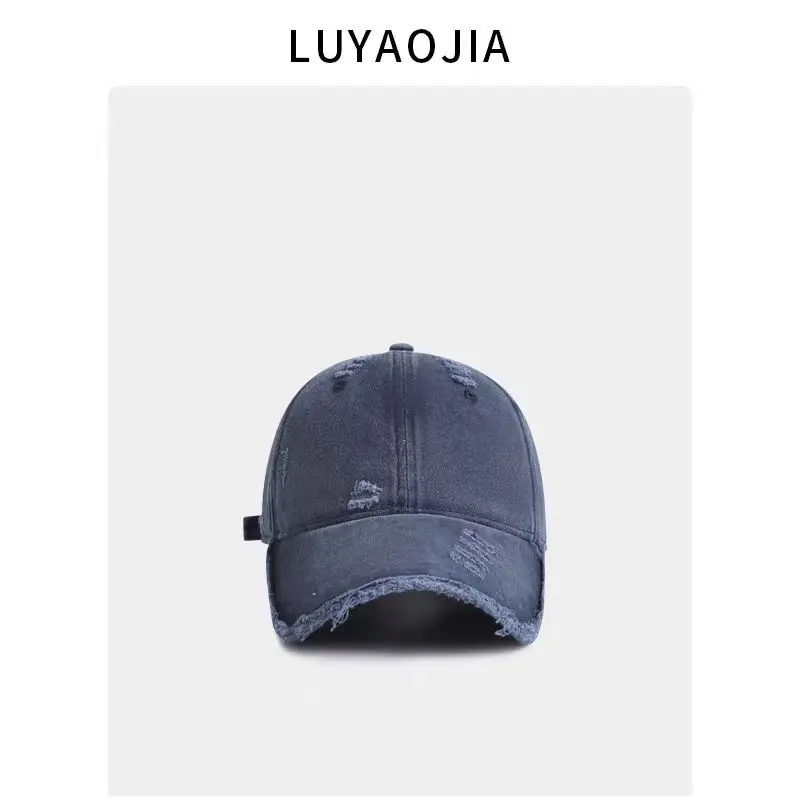 Vintage Distressed Baseball Cap Unisex Wide Bristle - Image 9