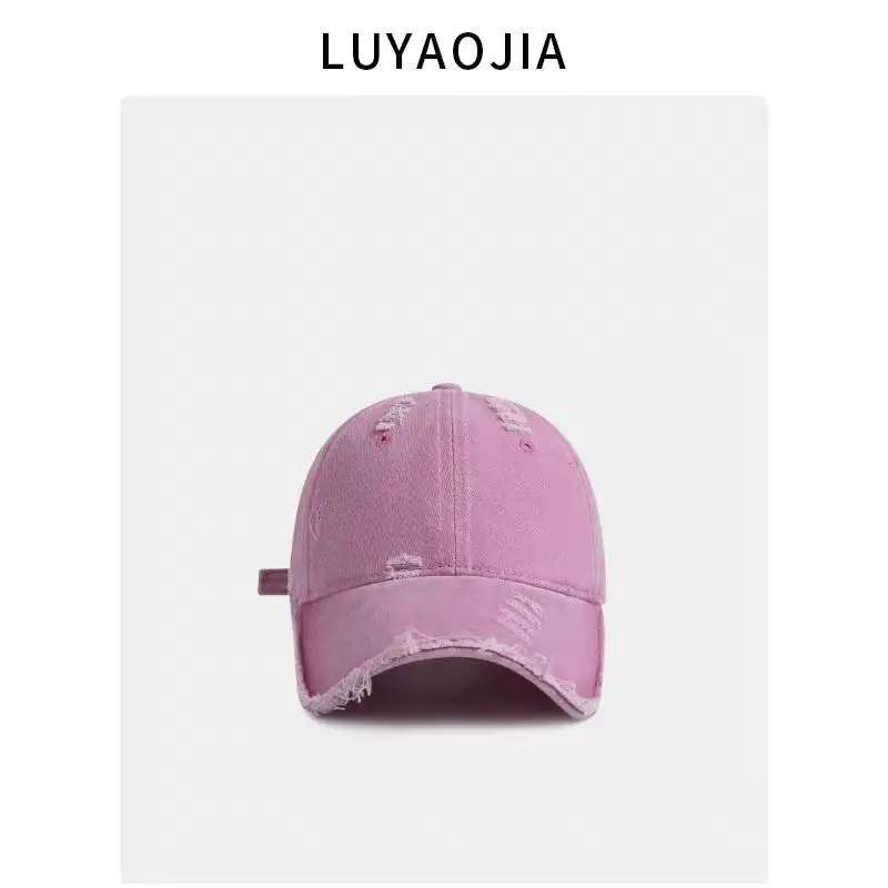 Vintage Distressed Baseball Cap Unisex Wide Bristle - Image 10