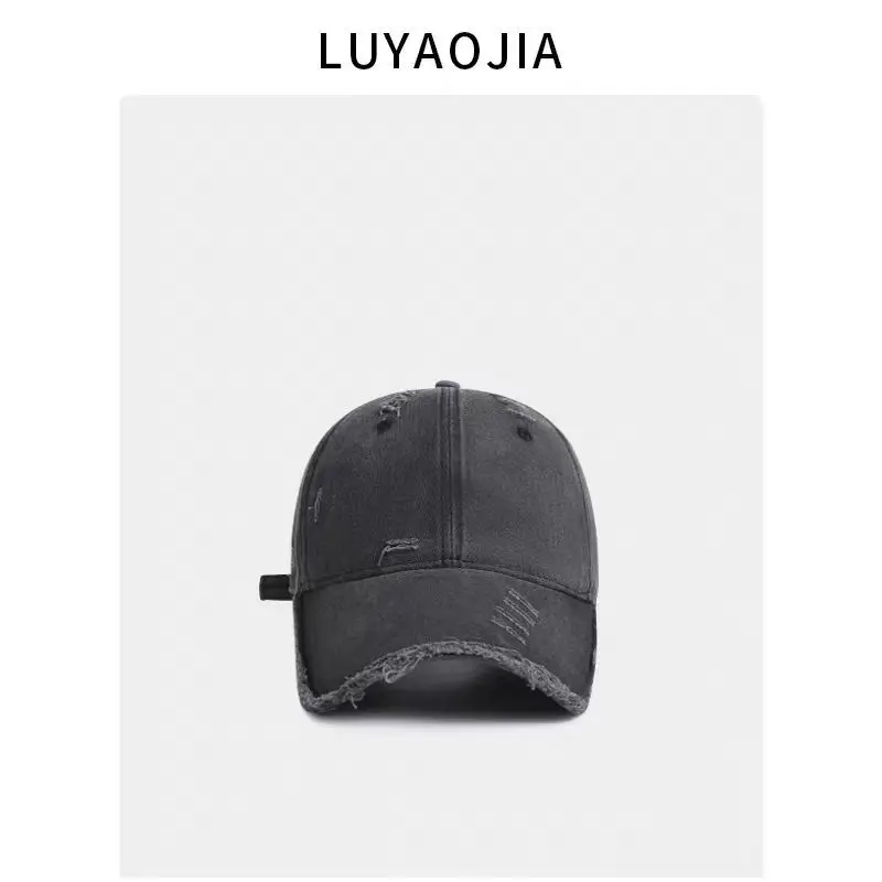 Vintage Distressed Baseball Cap Unisex Wide Bristle — feature 3
