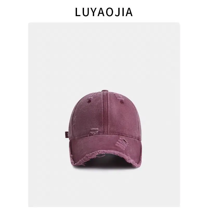 Vintage Distressed Baseball Cap Unisex Wide Bristle - Image 4