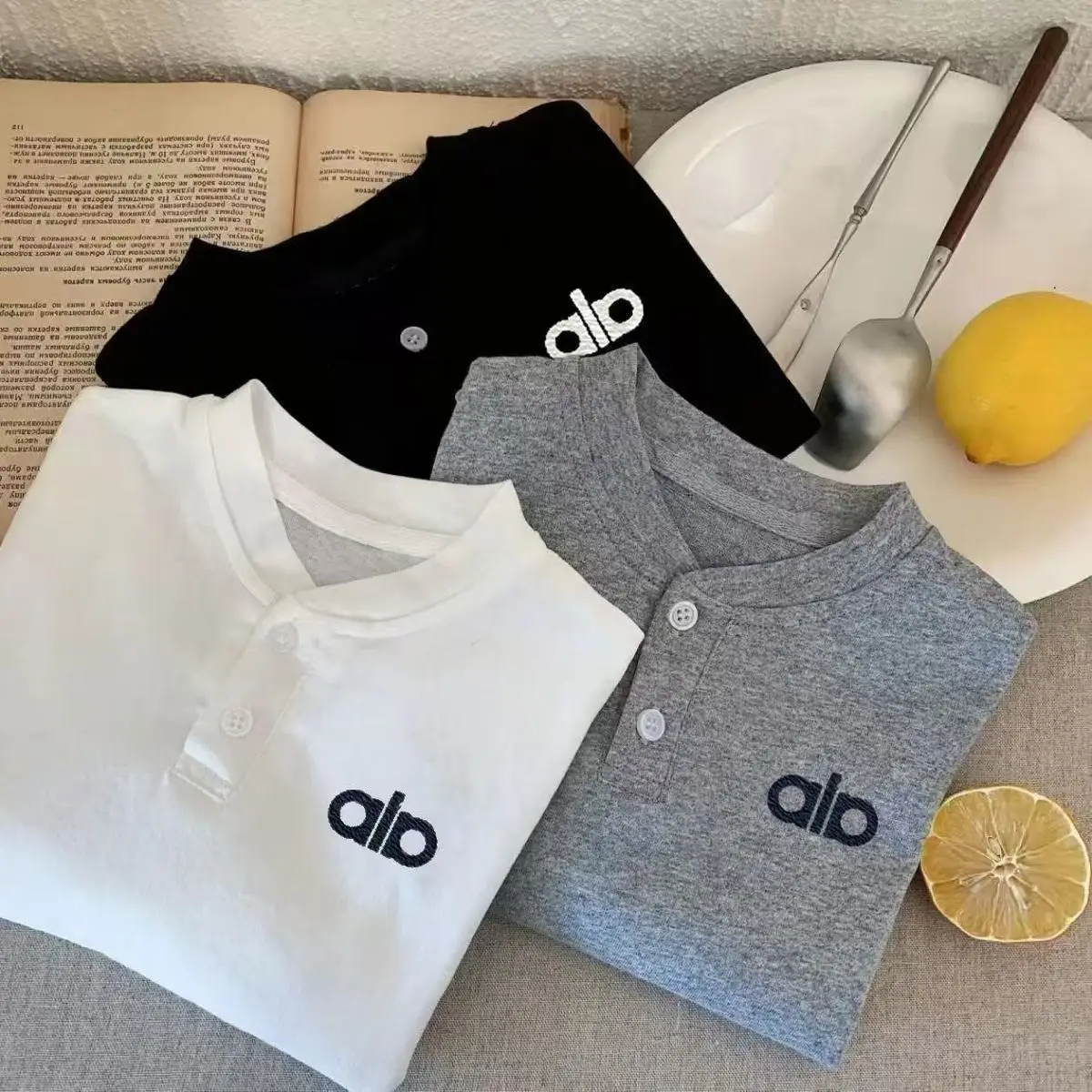 Alphabet Printed Grey Polo T-Shirt for Boys — feature 6