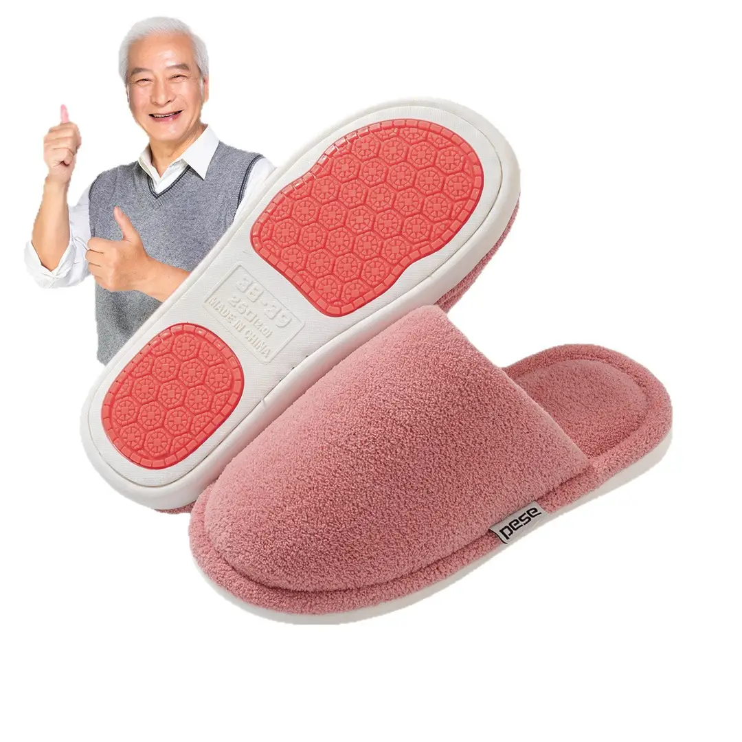 Cotton Slippers Men's Winter Indoor Home Anti-Slip 2025 New Home Use Plus Plush Slippers Winter Men's - Image 17