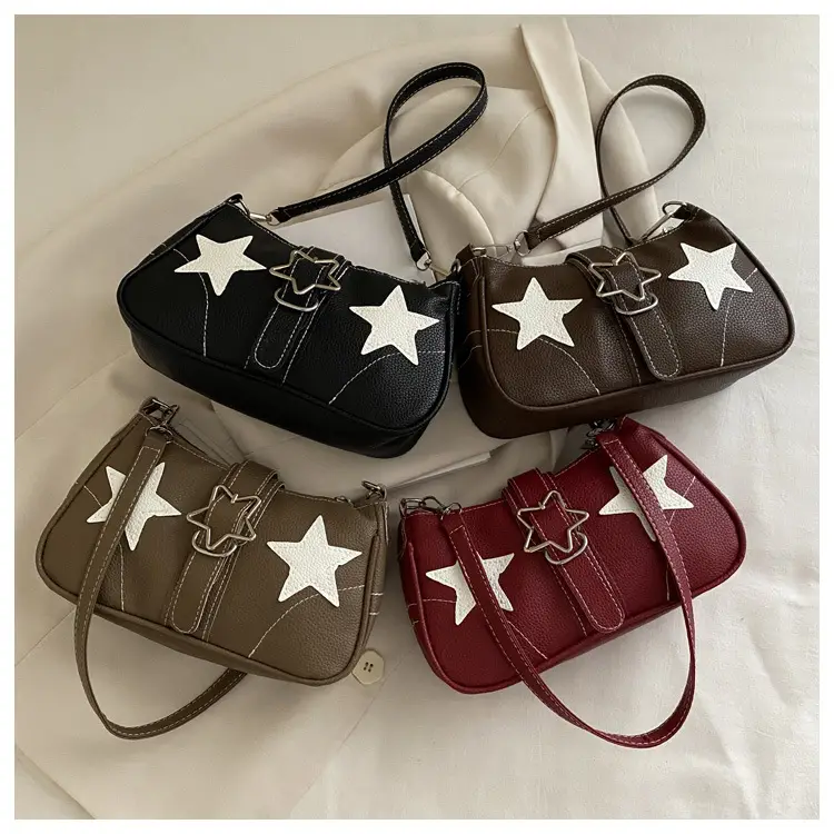 Korean Retro Star Crossbody Bag 2025 Autumn — feature 10