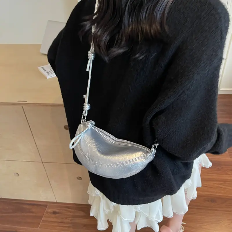 Women's Beige Shoulder Crossbody Bag Large Capacity - Image 8