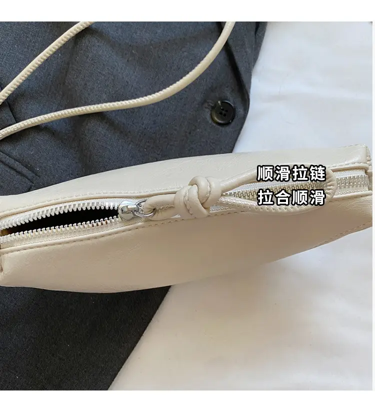 Women's Beige Shoulder Crossbody Bag Large Capacity — feature 5