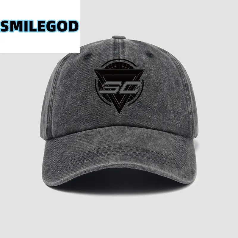 Blue SMILEGOD Logo Baseball Cap for Men Women Youth