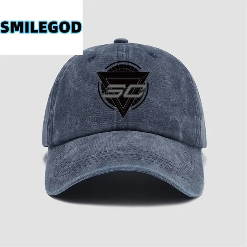 Blue SMILEGOD Logo Baseball Cap for Men Women Youth — feature 2