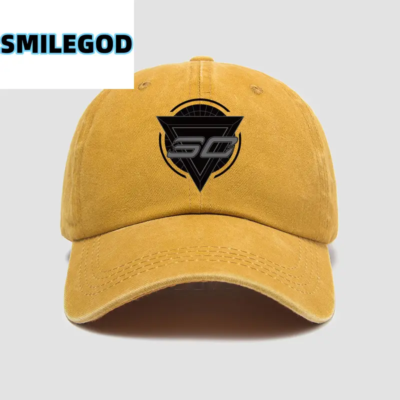Blue SMILEGOD Logo Baseball Cap for Men Women Youth