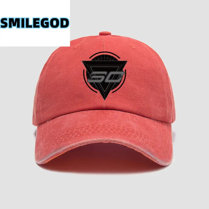 Blue SMILEGOD Logo Baseball Cap for Men Women Youth