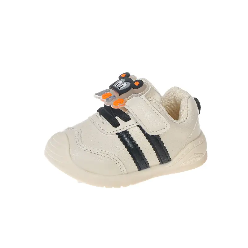 Baby Toddler Shoes White Pink Soft Sole Non-Slip 2025