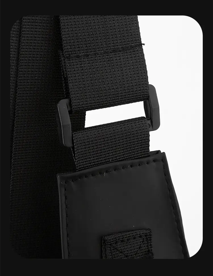 Men's Black USB Charging Crossbody Phone Bag — feature 27
