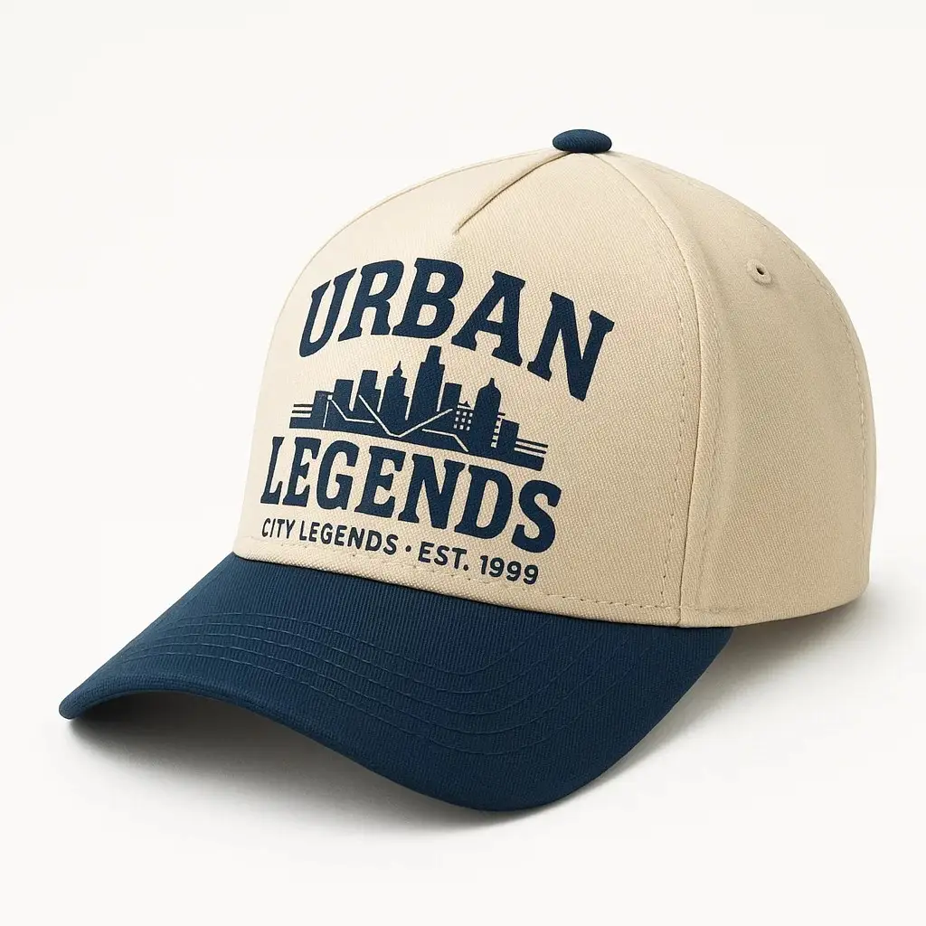 Urban Legends 2025 Embroidered Beige Blue Cap