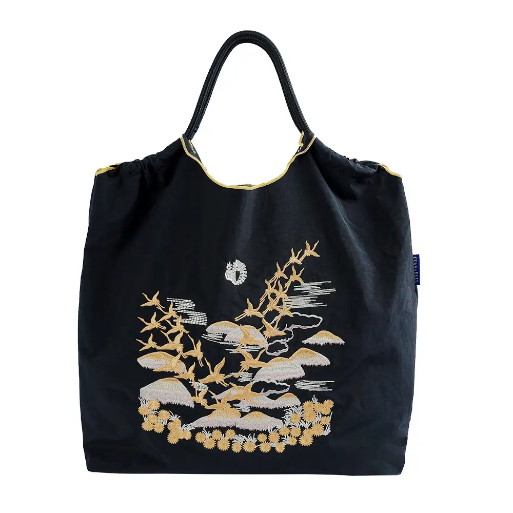 Cartoon Embroidered Eco-Friendly Shoulder Bags 4 Pcs - Image 35