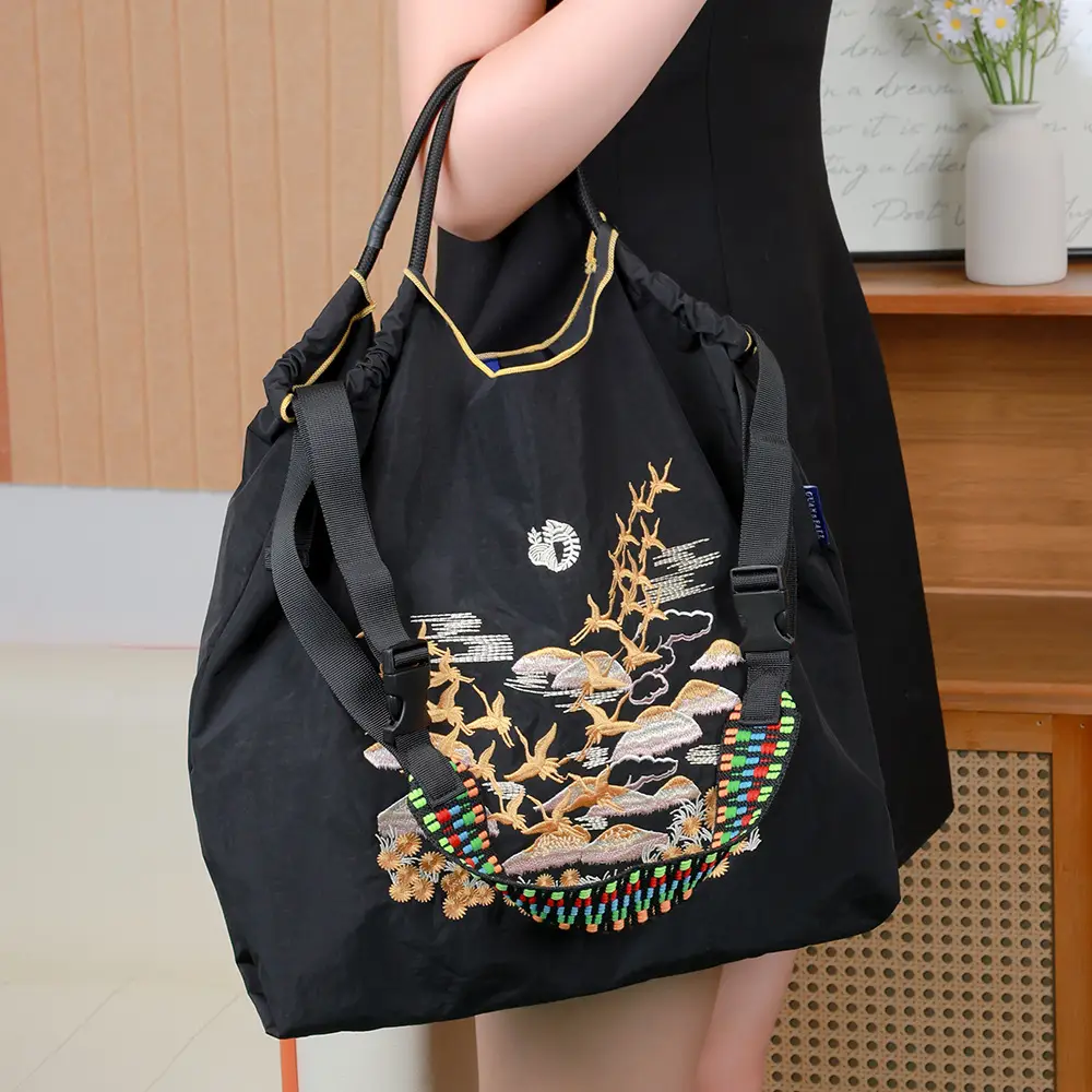 Cartoon Embroidered Eco-Friendly Shoulder Bags 4 Pcs — feature 10