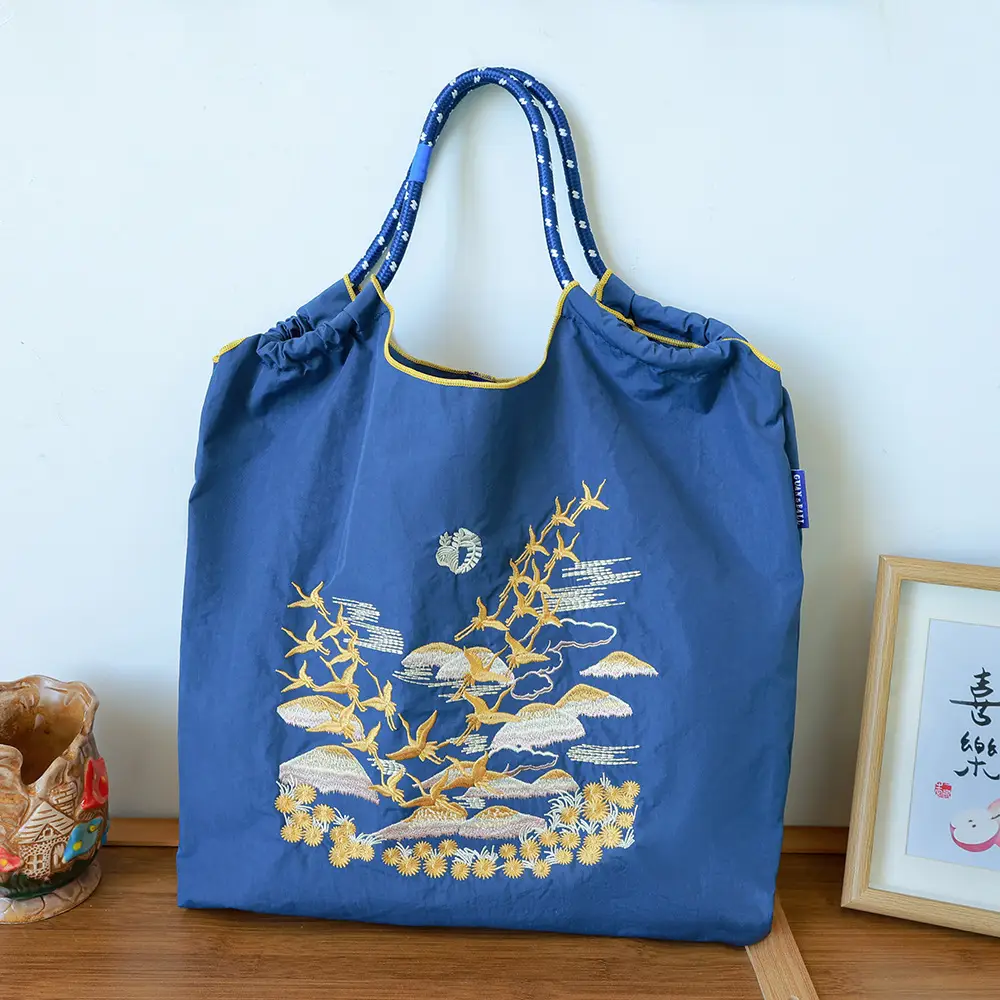Cartoon Embroidered Eco-Friendly Shoulder Bags 4 Pcs — feature 7