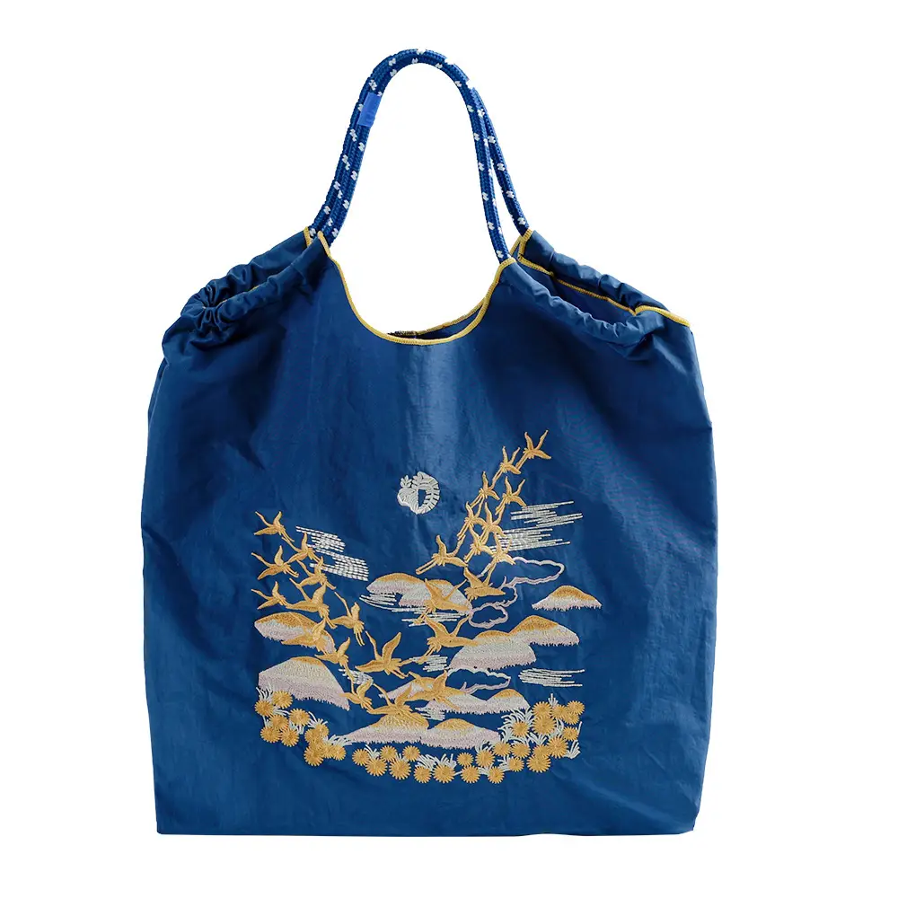 Cartoon Embroidered Eco-Friendly Shoulder Bags 4 Pcs - Image 2