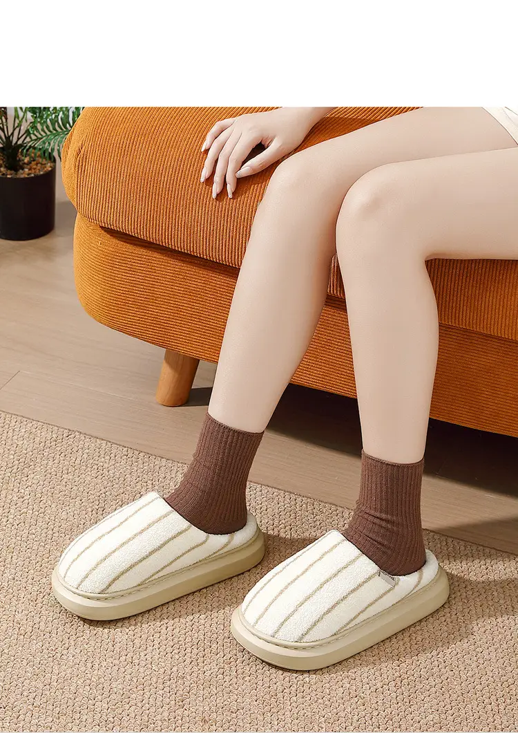 Women's Warm Cotton Slippers Autumn Winter 2025 — feature 3