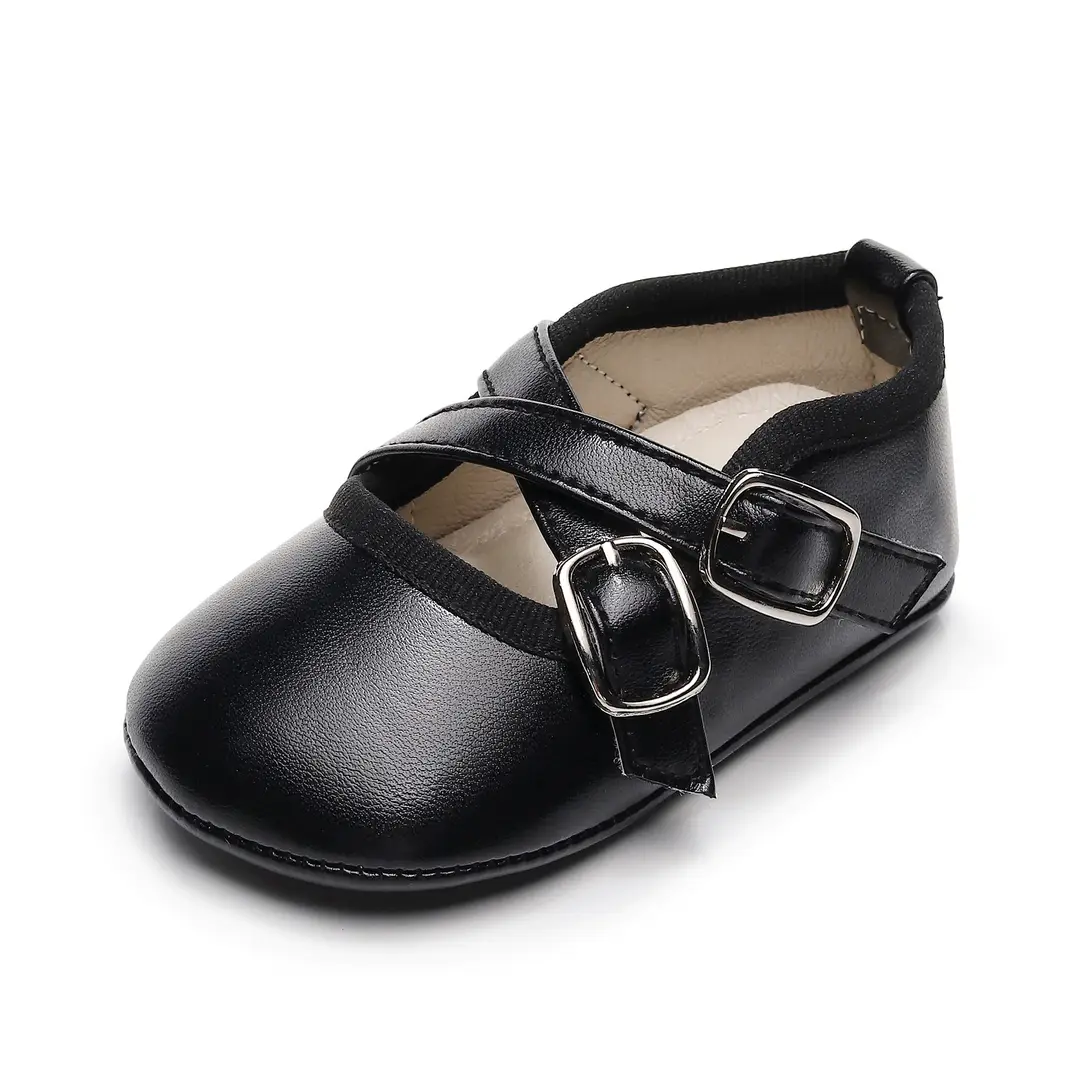 Commercial Leather Shoes, Korean Style Children's Shoes, Baby Walking Shoes, Spring Girls' Princess Shoes, Simple Style Toddler Shoes — feature 3