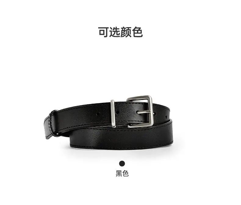 Black Cross-Border Genuine Leather Belt for Women — feature 3