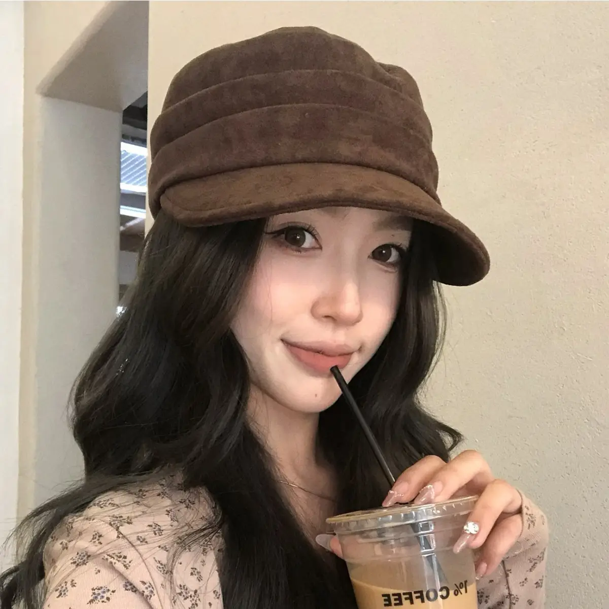Korean Retro Duckbill Cap for Women Autumn Face-Slimming - Image 6
