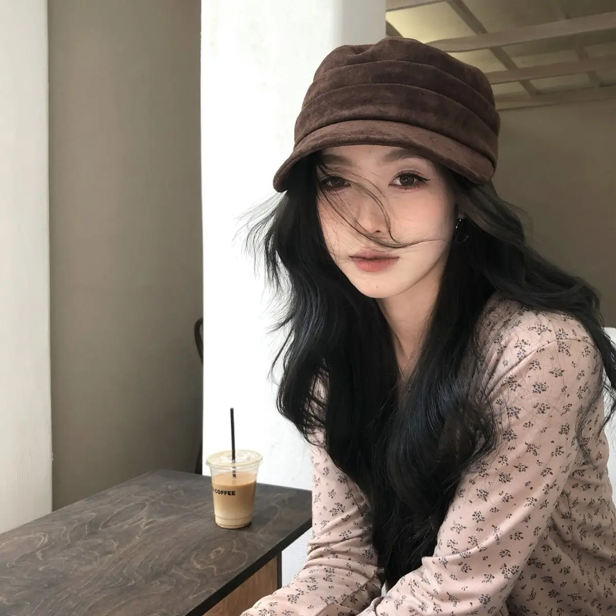 Korean Retro Duckbill Cap for Women Autumn Face-Slimming - Image 8