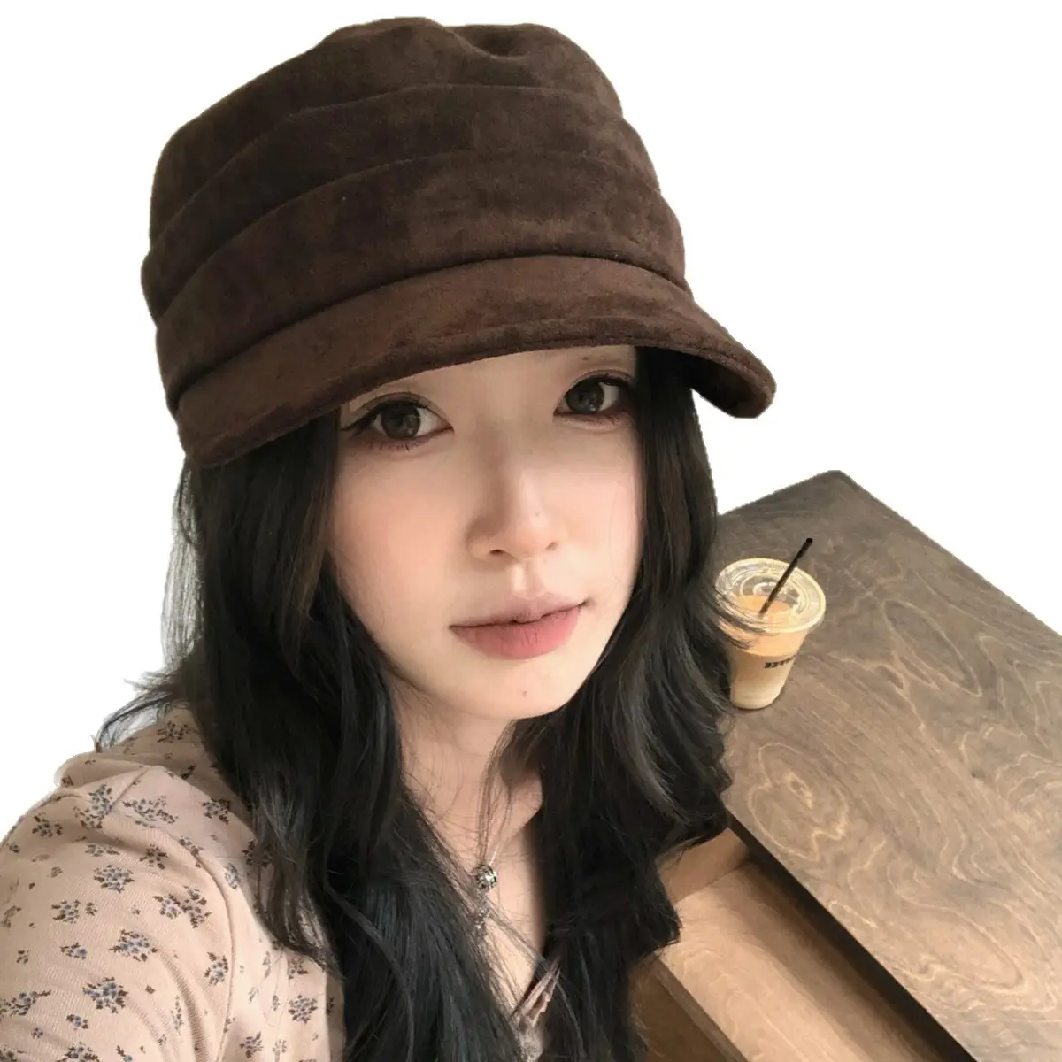 Korean Retro Duckbill Cap for Women Autumn Face-Slimming - Image 10