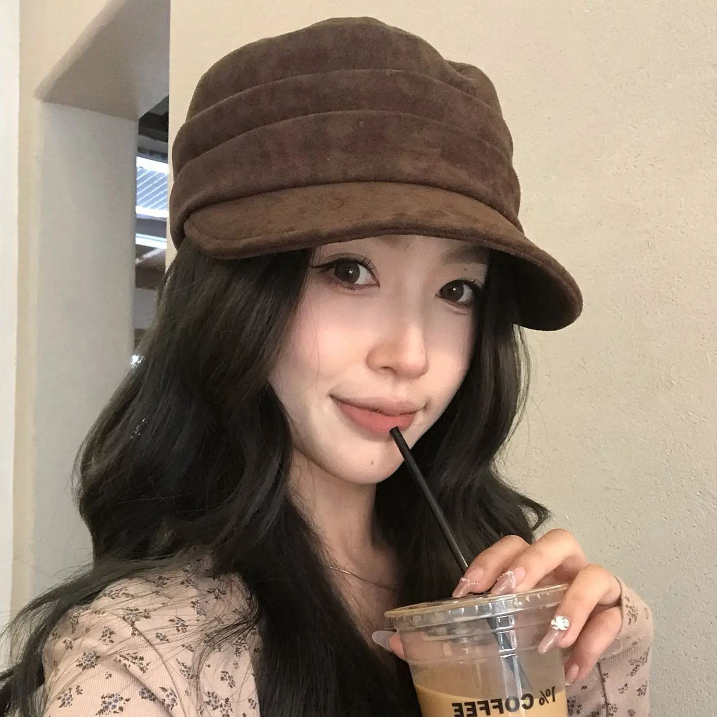 Korean Retro Duckbill Cap for Women Autumn Face-Slimming — feature 4