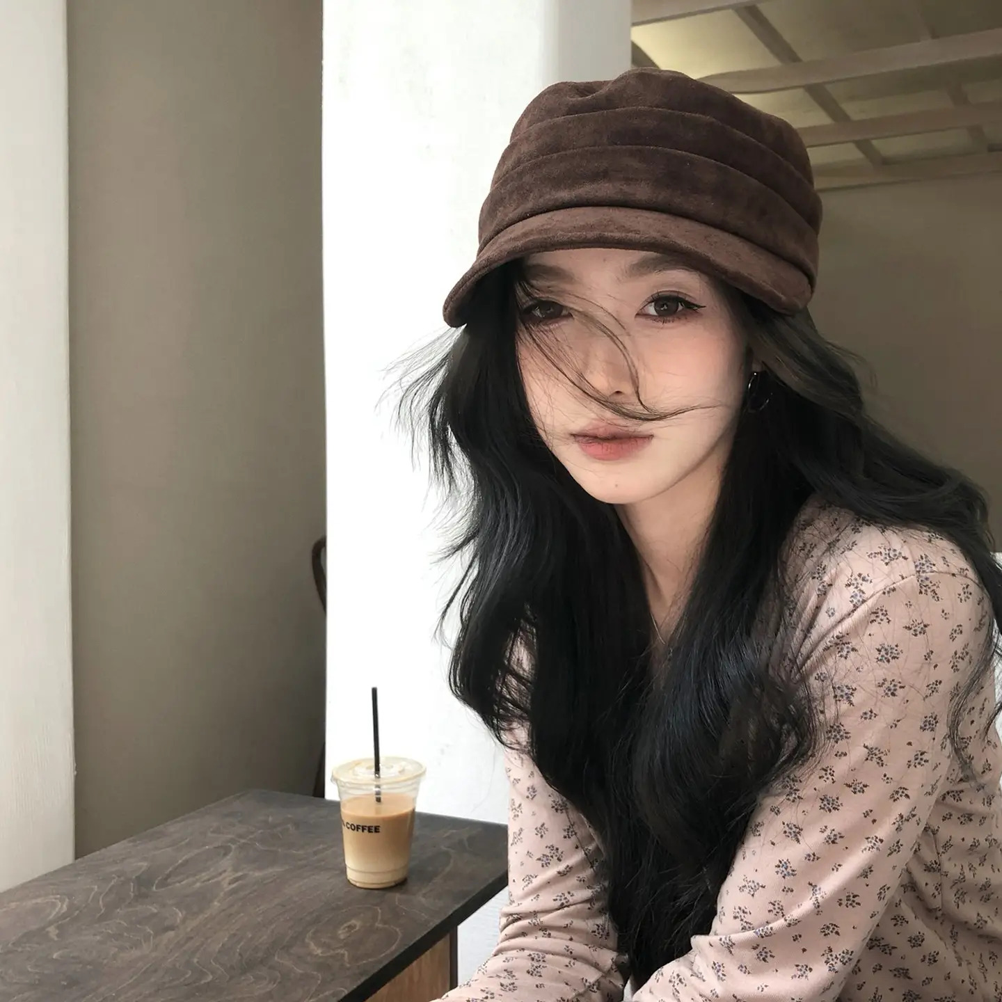 Korean Retro Duckbill Cap for Women Autumn Face-Slimming — feature 5
