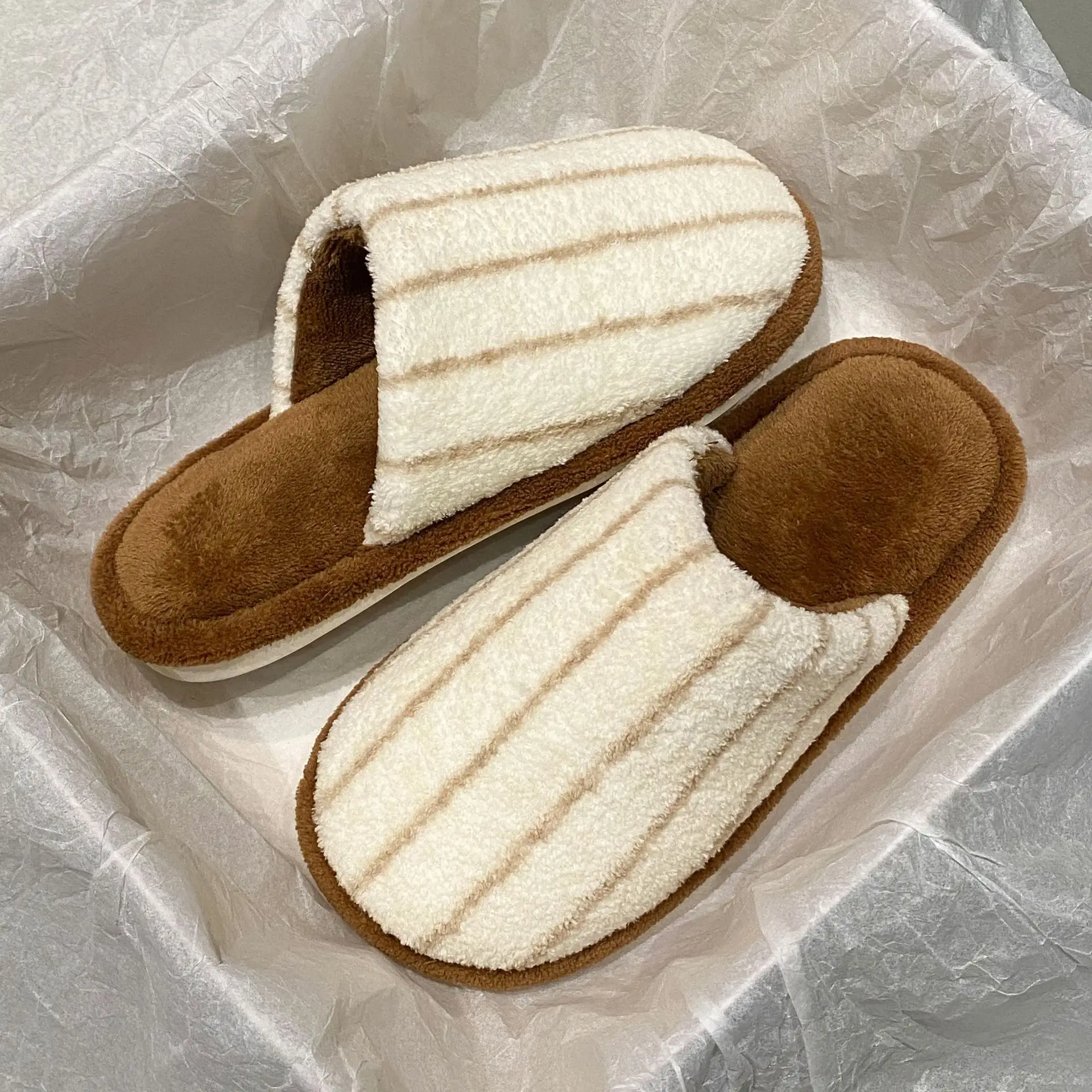 Autumn Winter Cotton Slippers Women Soft Non-Slip - Image 5