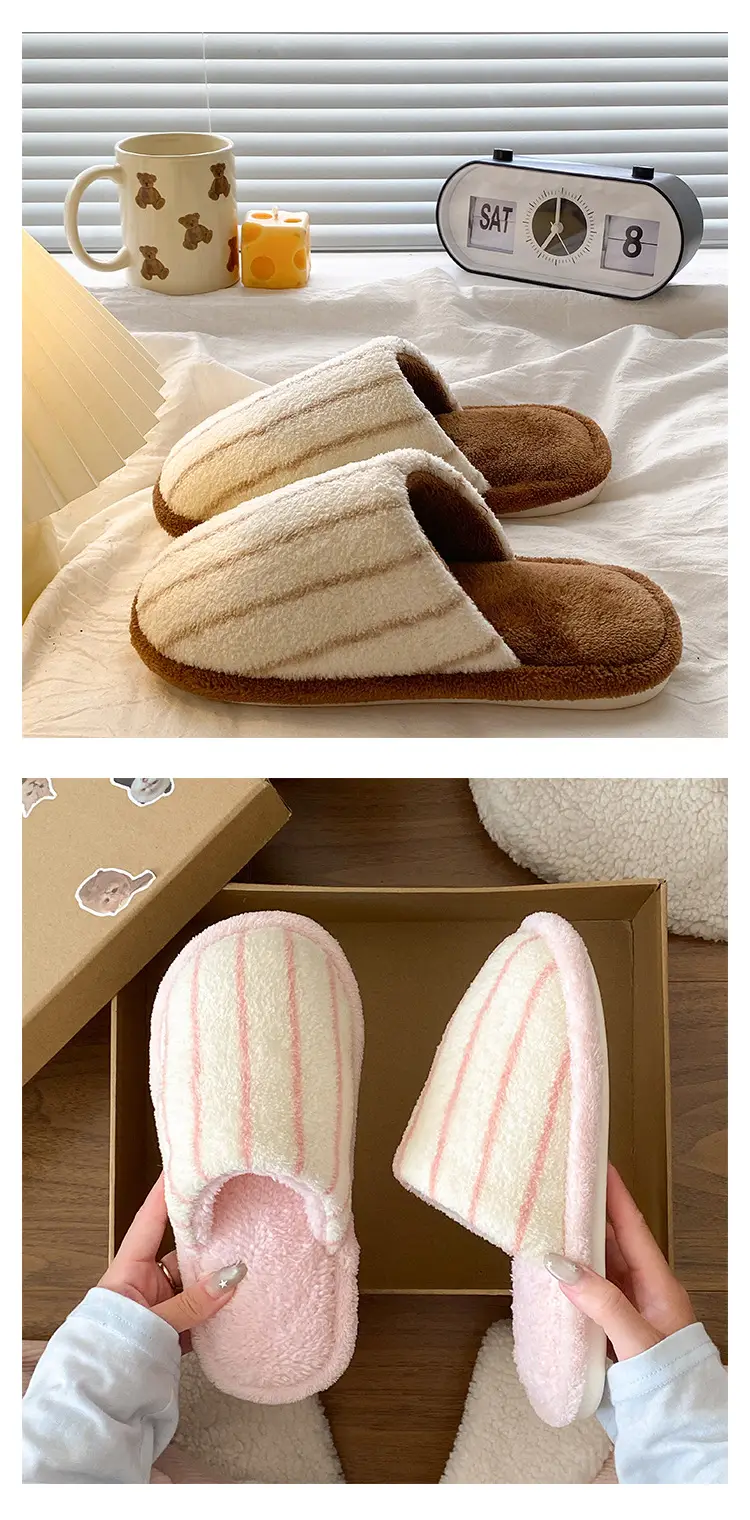 Autumn Winter Cotton Slippers Women Soft Non-Slip — feature 22