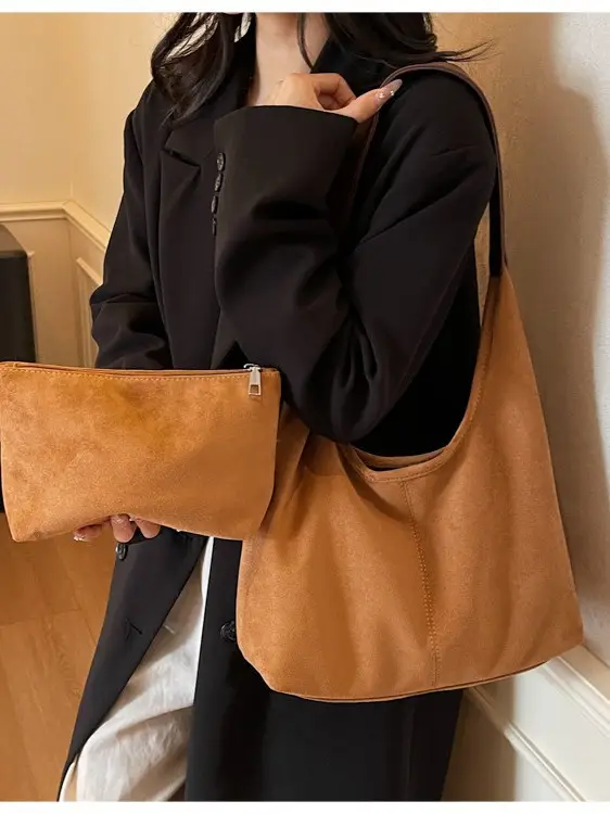 Black Cross-Border Retro Bag for Women Large Capacity - Image 7