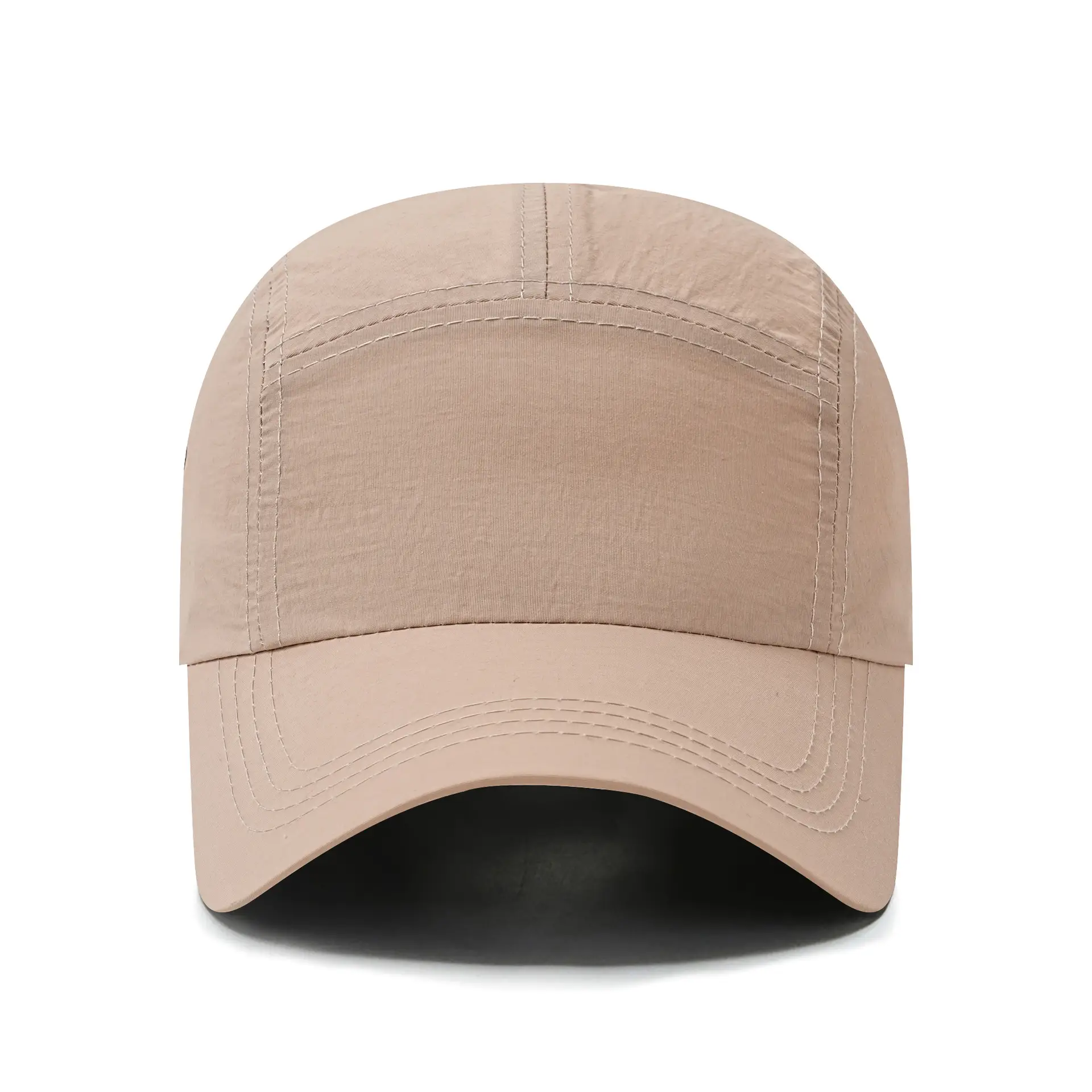 Men's Beige Baseball Cap with Adjustable Strap - Image 6