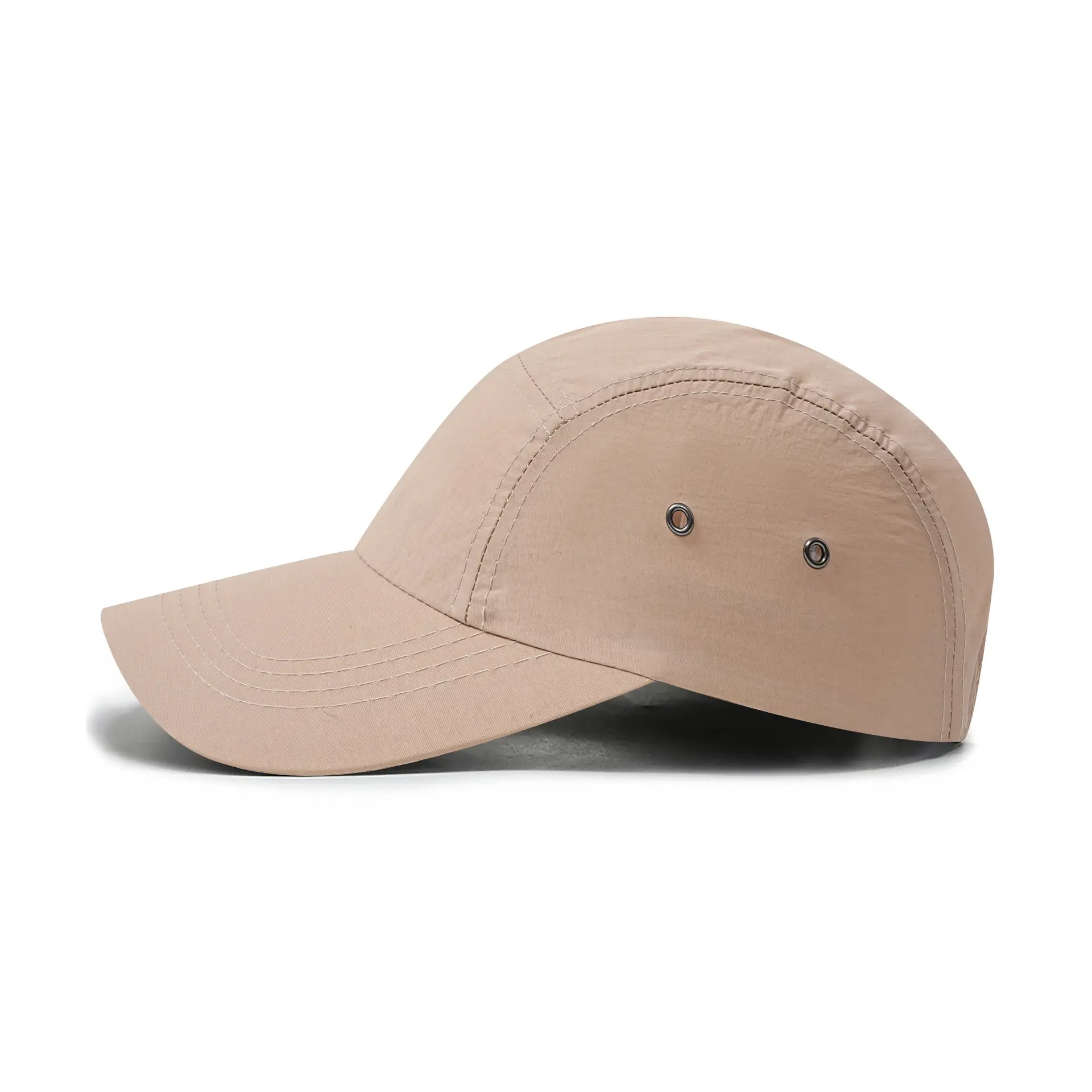 Men's Beige Baseball Cap with Adjustable Strap - Image 7