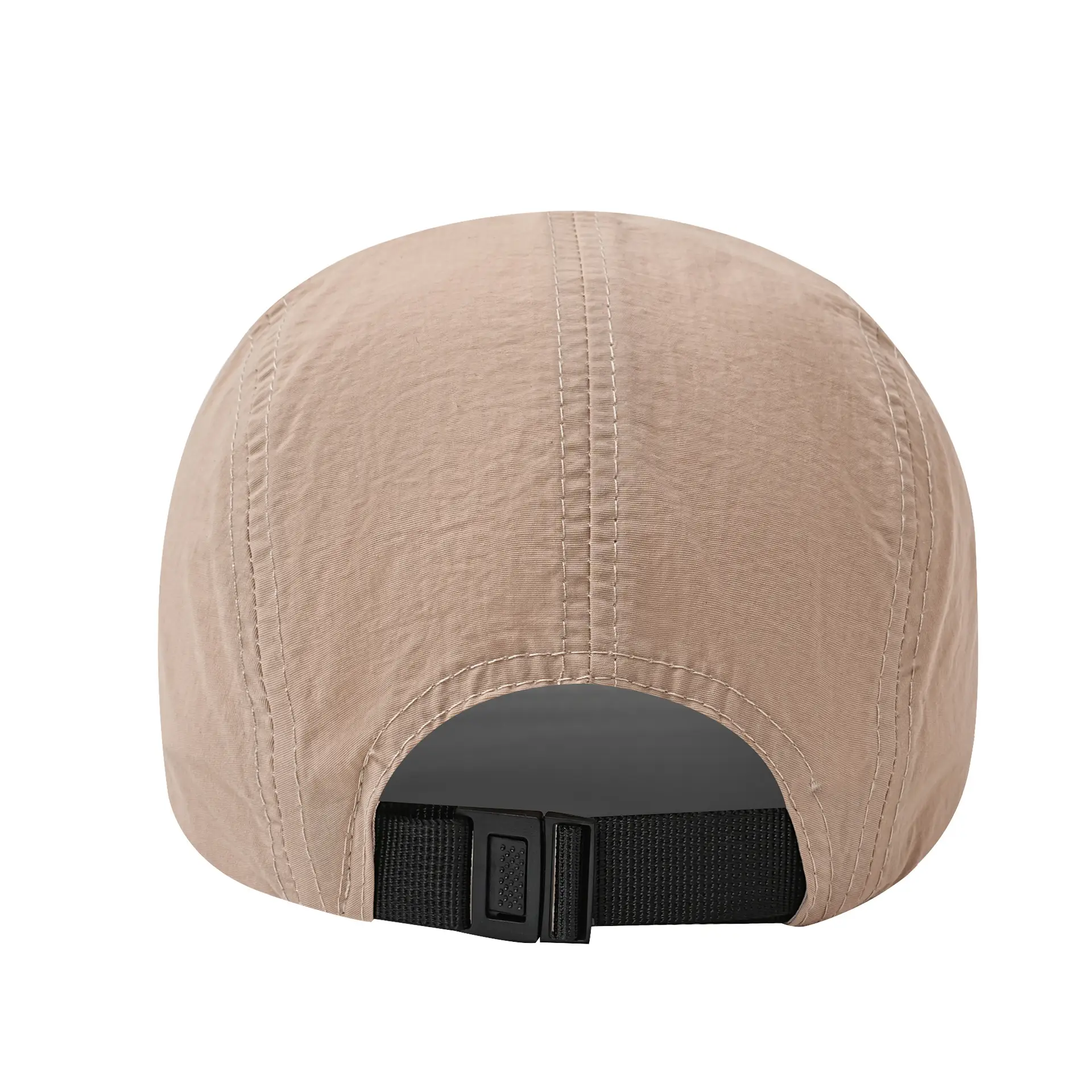 Men's Beige Baseball Cap with Adjustable Strap - Image 8