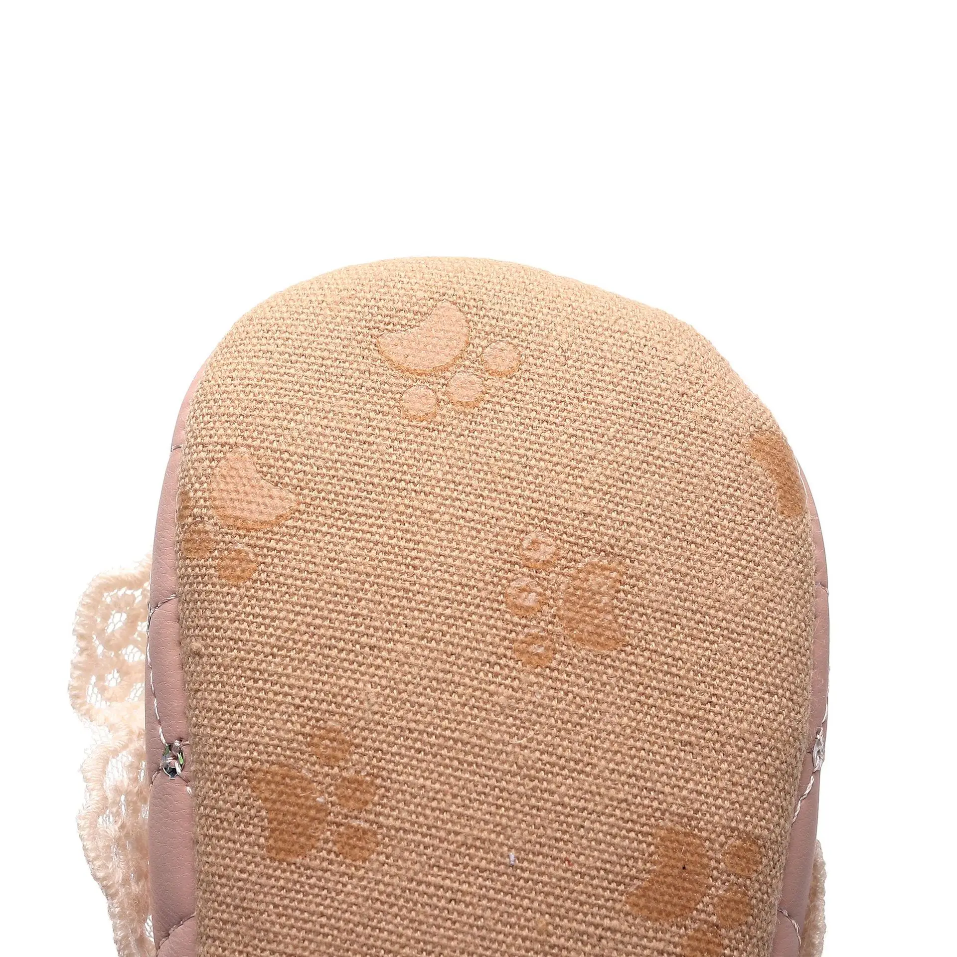 Pink Lace Toddler Shoes 0-1Yr Soft Soled — feature 13