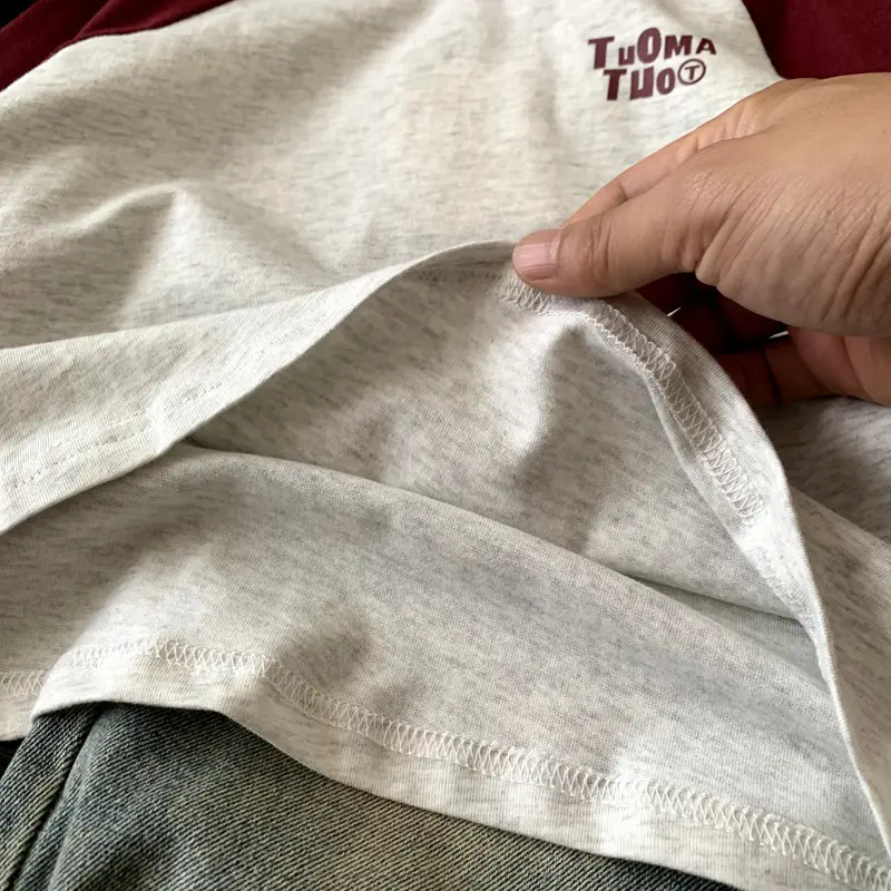 Girls Long Sleeve T-Shirt Maroon White 2025 — feature 7