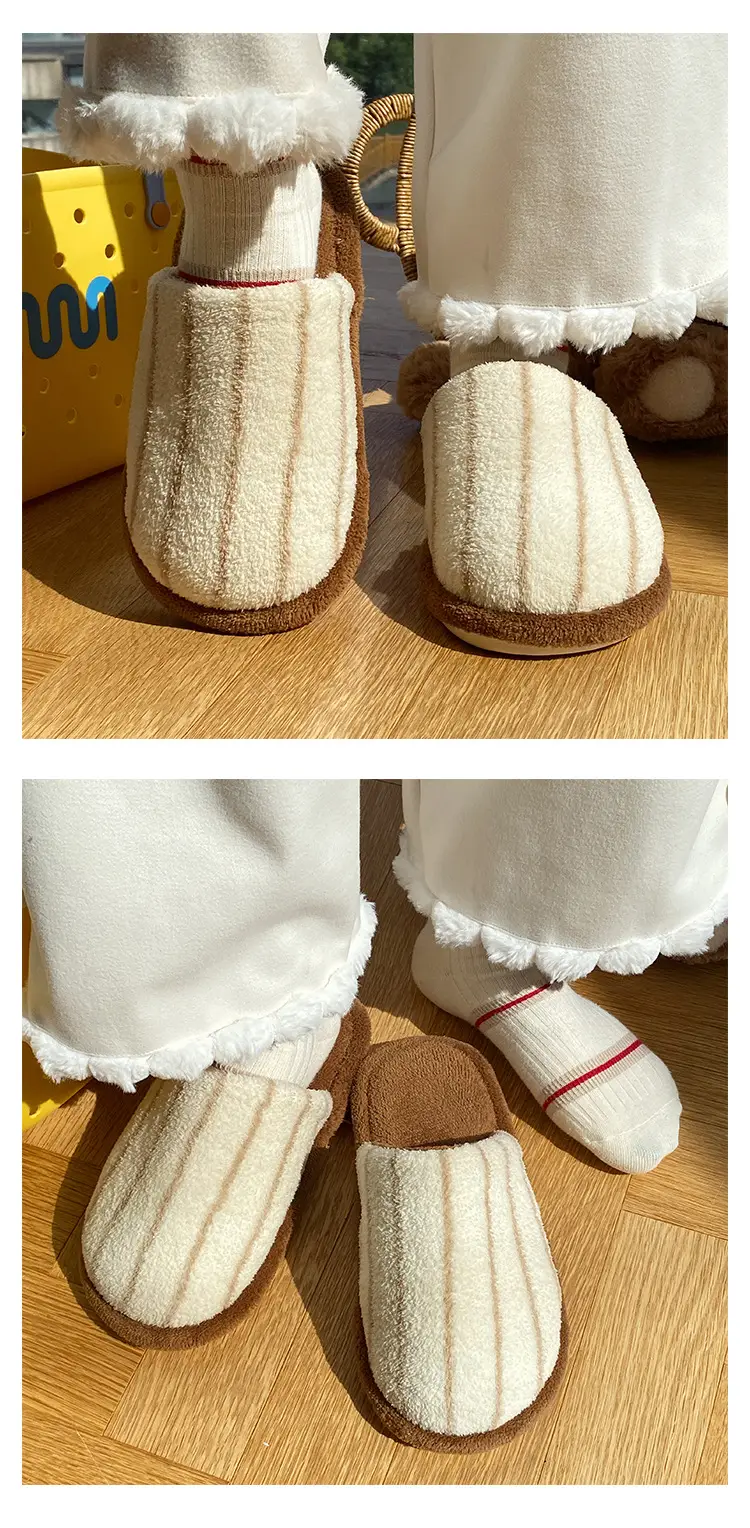 Women Cotton Striped Winter Slippers 2025 — feature 13
