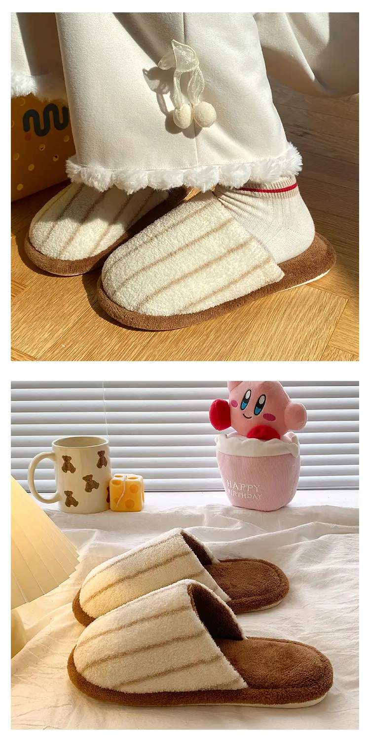 Women Cotton Striped Winter Slippers 2025 — feature 14