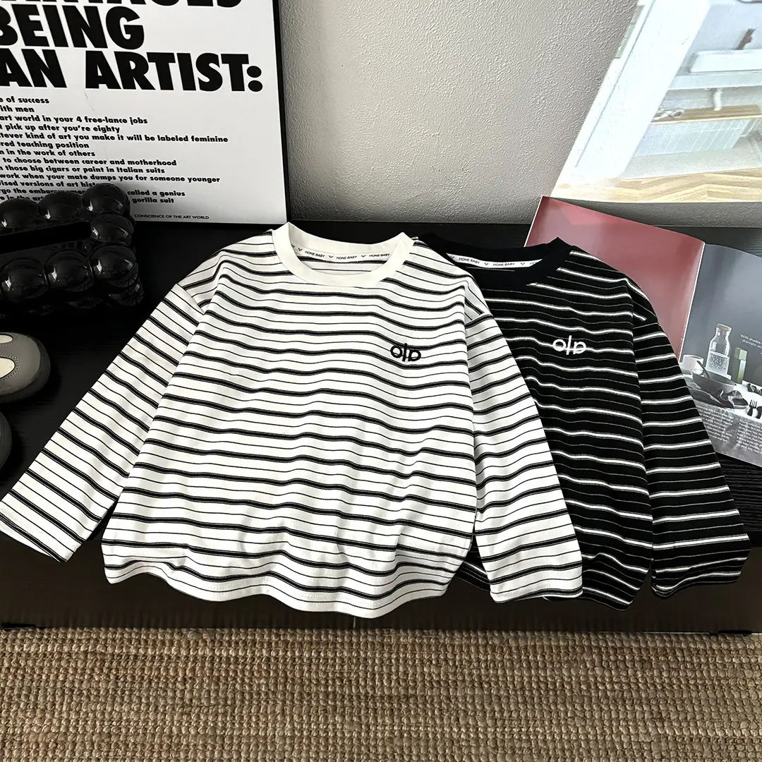 Spring & Autumn Boys Striped T-Shirts 2025 — feature 2