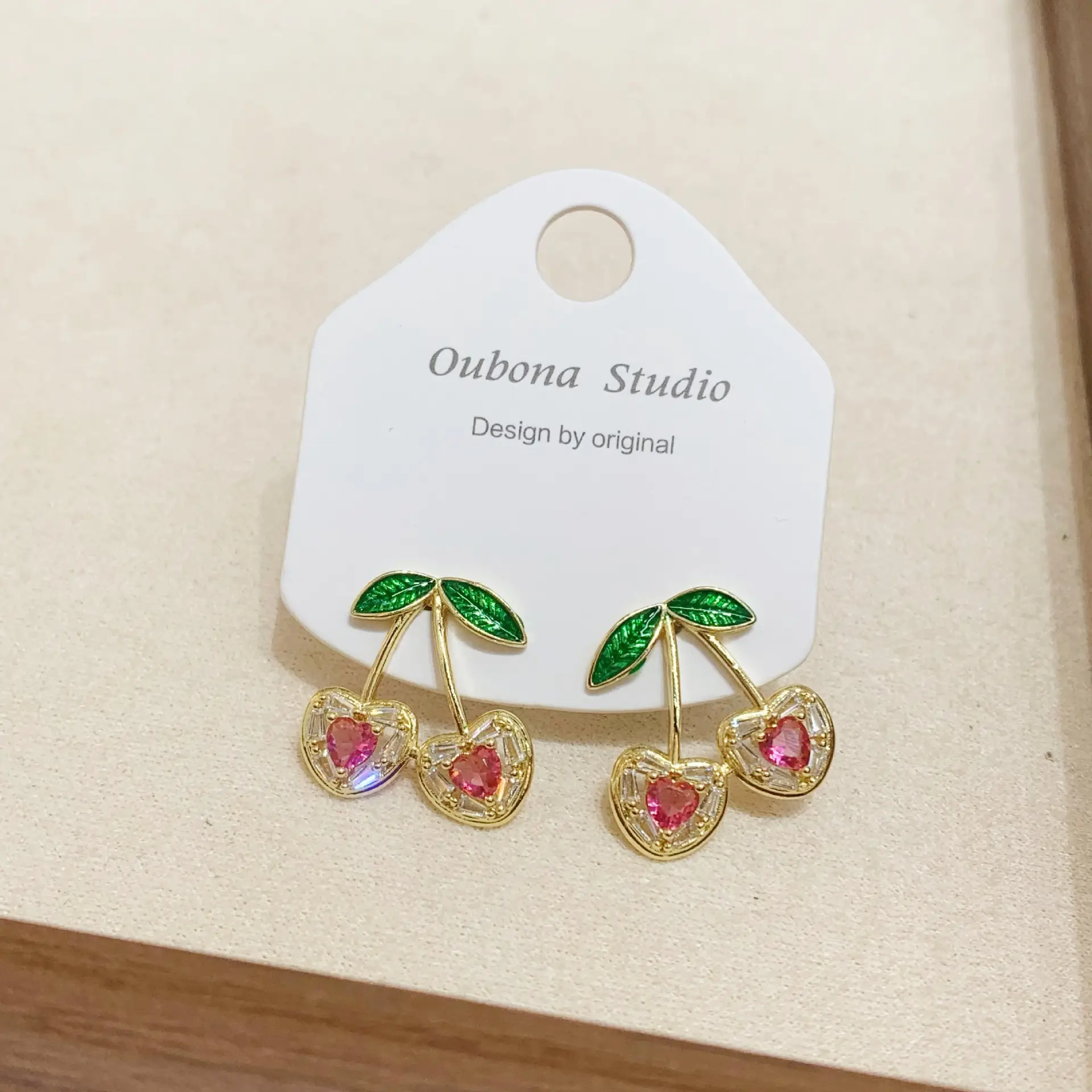 Korean Fashion Cherry Earrings for Women β feature 4