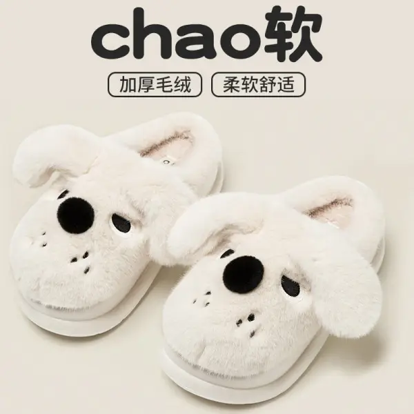 Cute Cartoon Lamb Cotton Slippers for Women 2025 New Couple Indoor Home Stuffed Autumn and Winter Cotton Slippers for Women - Image 2
