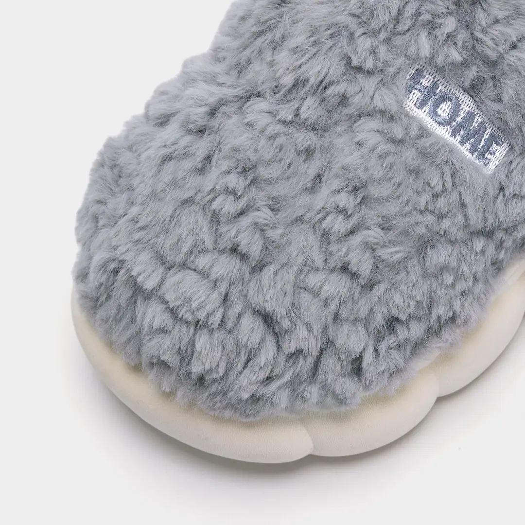 Thick-Soled Furry Slippers for Women, Cotton Slippers for Winter, Home Warm Bags and Couples Home Indoor Cotton Shoes for Men — feature 9