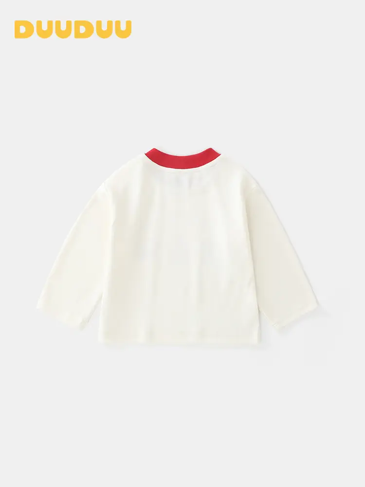 Duuduu Baby Long Sleeve T-Shirt Red 2025 - Image 4
