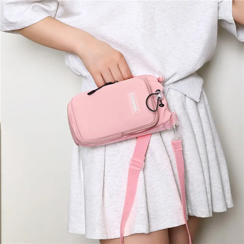 Lightweight Crossbody Water Cup Bag with Drawstring Closure - Image 9